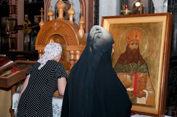 Икона преподобноисповедника Сергия Серебрянского передана в дар Гефсиманской обители в Иерусалиме