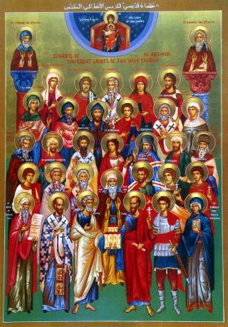 Икона Собор Антиохийских святых